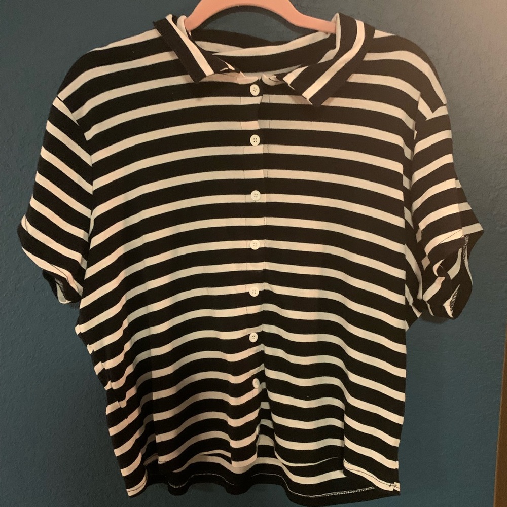 Striped crop top